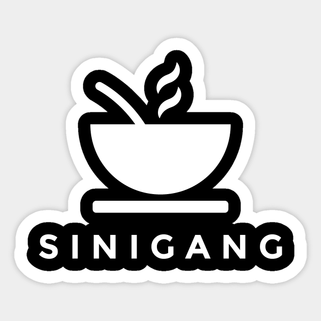 Fun Filipino Pork Sinigang Filipino Dish Pinoy Food Eatout Fiesta Design Gift Idea Sticker by c1337s